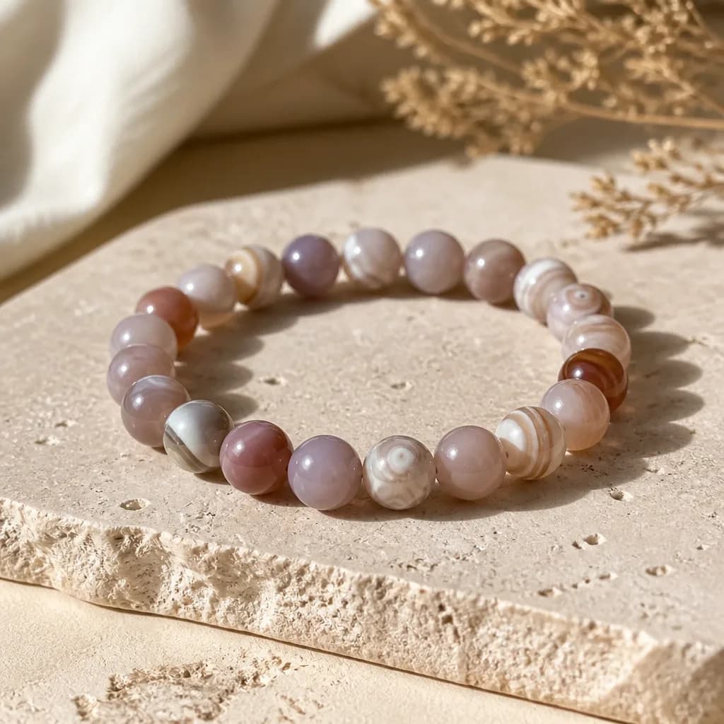Pendentif en Agate du Botswana — photo 1