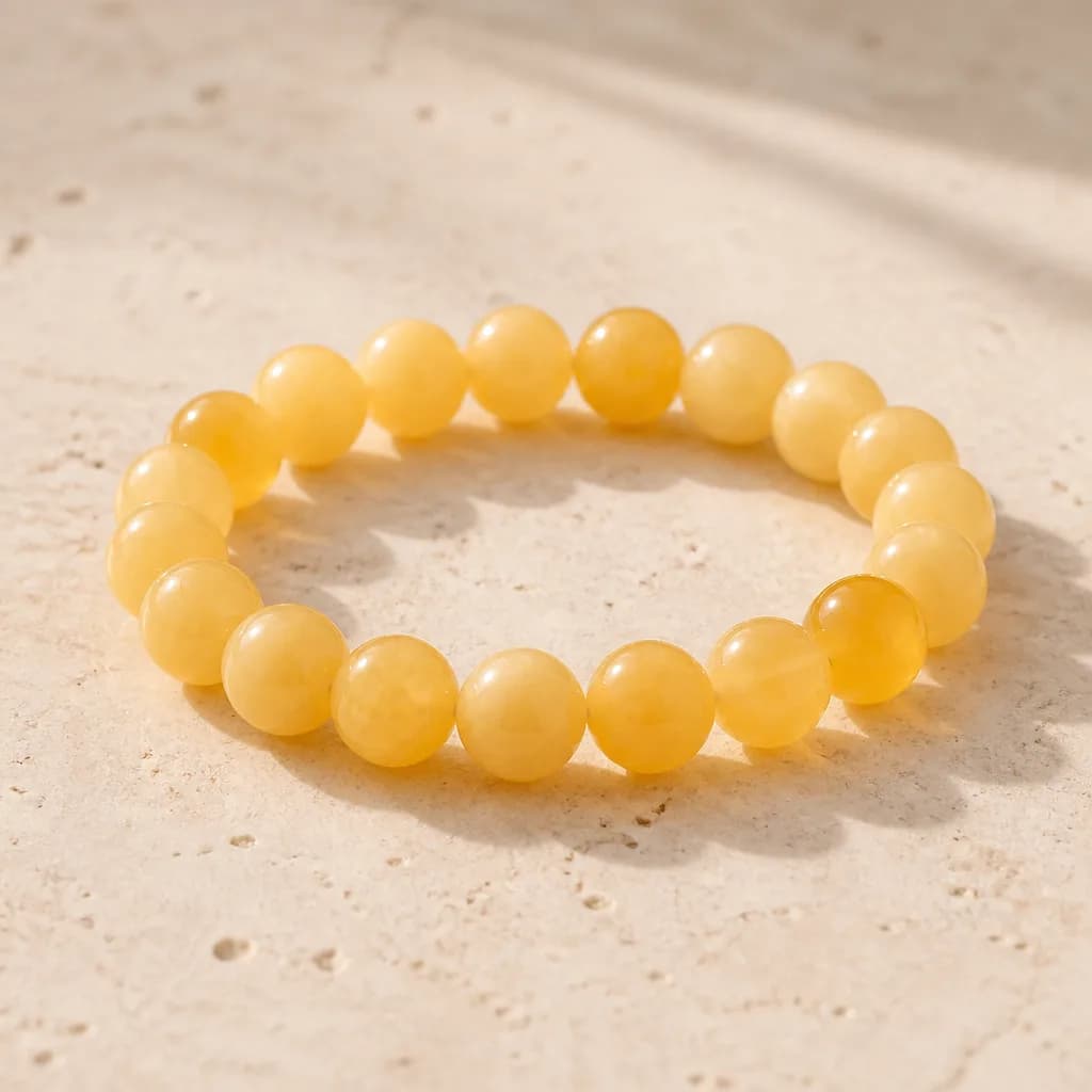 Pendentif en Calcite Jaune — photo 1