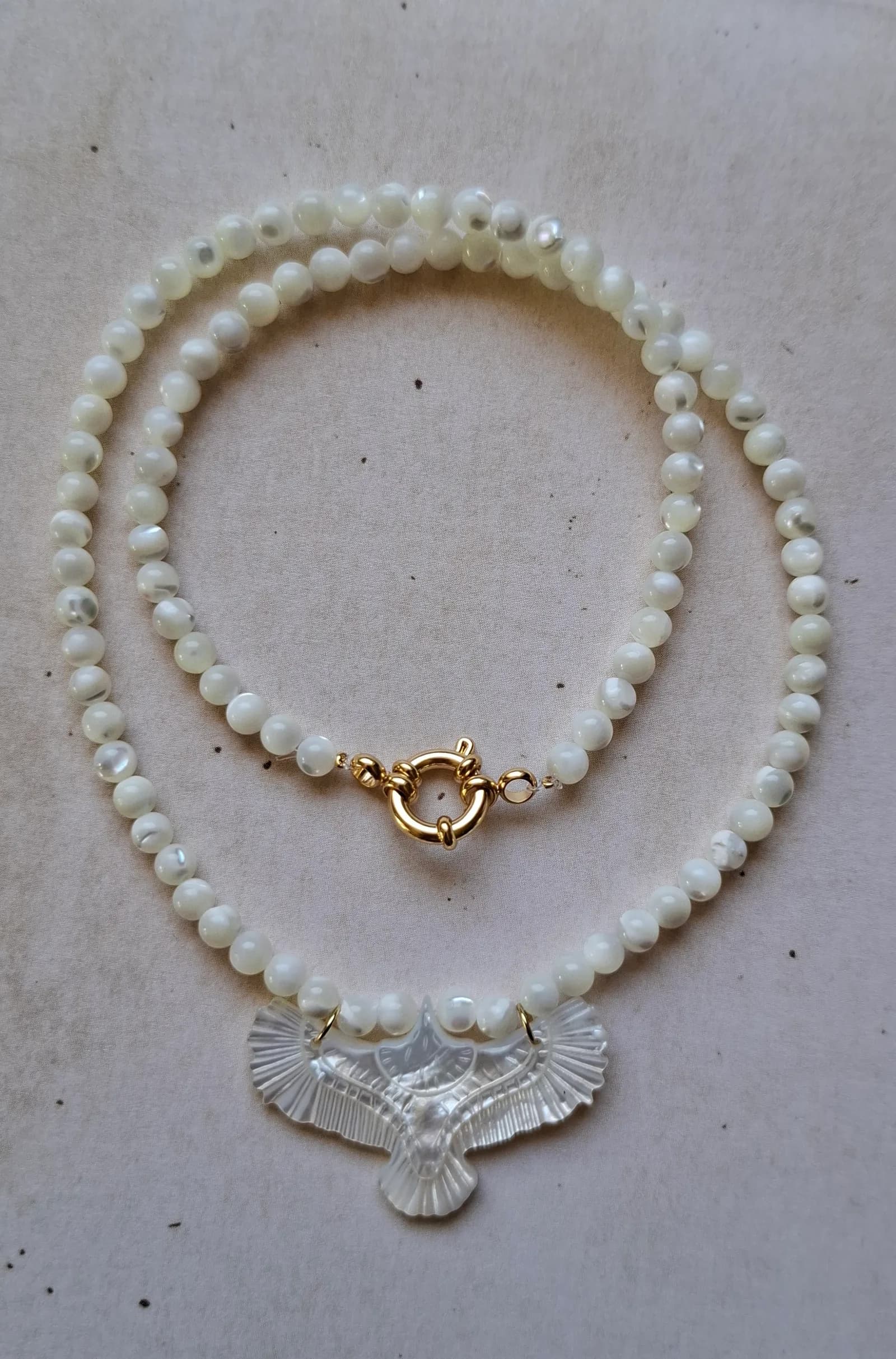 Bracelet en Nacre Blanche — photo 1